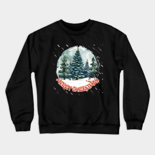 MERRY CHRISTMAS, LET IT SNOW,SNOWMAN Crewneck Sweatshirt